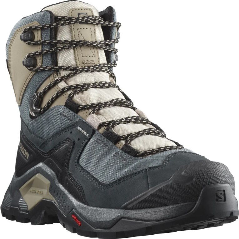 Salomon Quest Element GTX Turisticka Obuv Damske Siva Čierne Hnedožltý | SK 7DNZBM